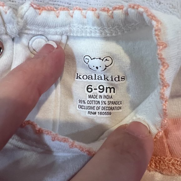 Koala Kids 2 Peice Outfit 6-9 Months Rn160559 NWOT - Picture 6 of 7